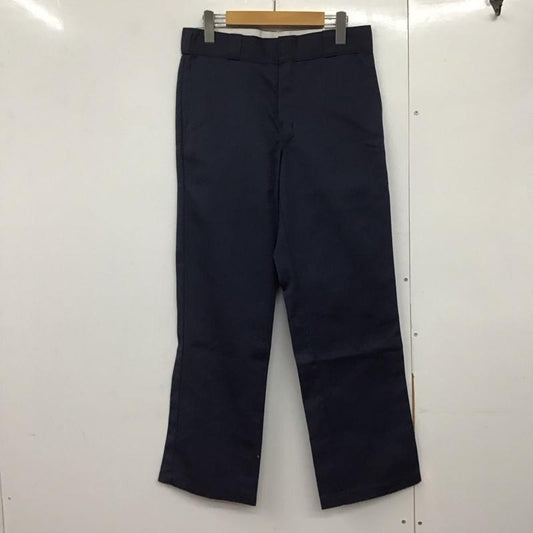 ディッキーズ Dickies パンツ ワークパンツ、ペインターパンツ ワークパンツ ワイドパンツ カジュアルパンツ チノパン 31インチ 無地 紺 / ネイビー /  メンズ USED 古着 中古 10143517