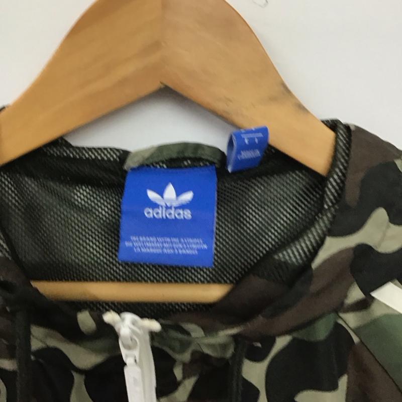アディダス adidas ジャケット、上着 ジャンパー、ブルゾン bs4907 ナイロンジャケット ウィンドブレーカー L カモフラージュ柄・迷彩 マルチカラー / マルチカラー /  メンズ USED 古着 中古 10149003