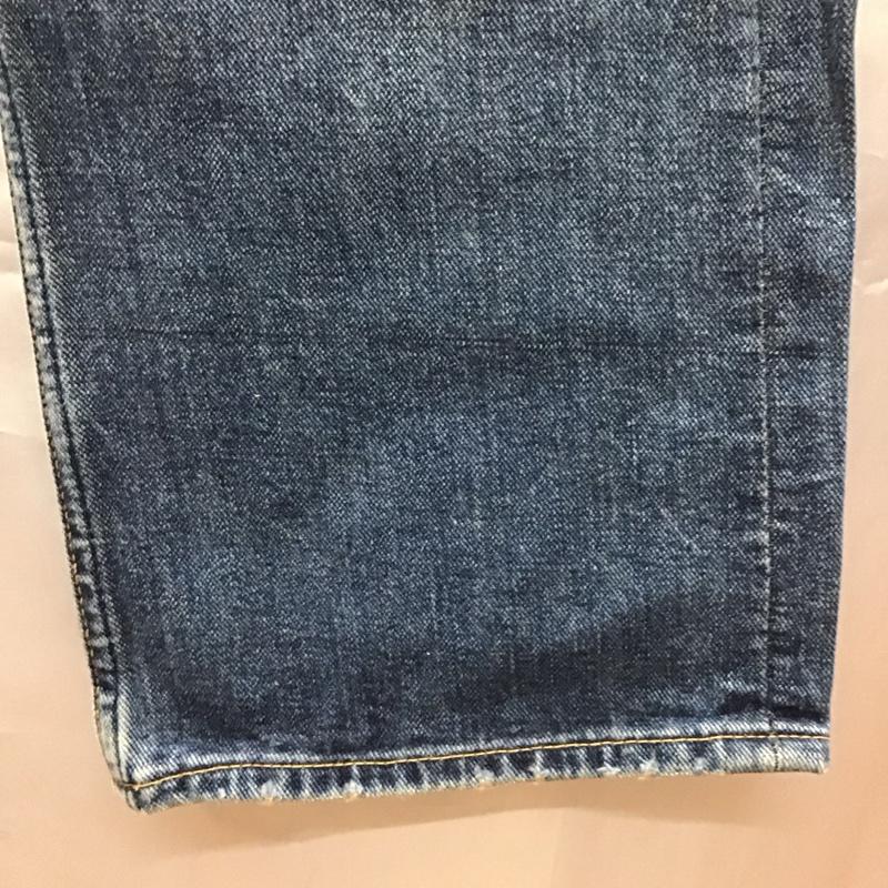 アベイシングエイプ A BATHING APE パンツ デニム、ジーンズ デニムパンツ ストレートパンツ スリムパンツ カジュアルパンツ S 無地 インディゴ / インディゴ /  メンズ USED 古着 中古 10111698