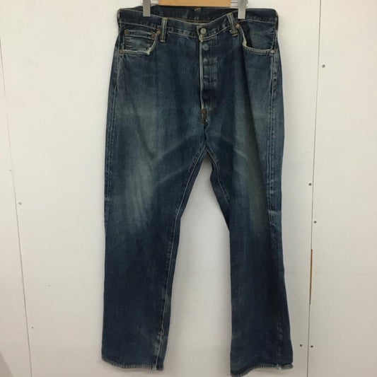 エヴィス EVISU パンツ デニム、ジーンズ 日本製 プリント 青 / ブルー /  メンズ USED 古着 中古 10133758