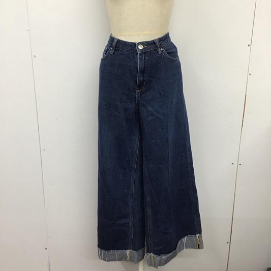 ザラ ZARA パンツ デニム、ジーンズ 3427 909 400 ワイドパンツ 無地 青 / ブルー /  レディース USED 古着 中古 10109735