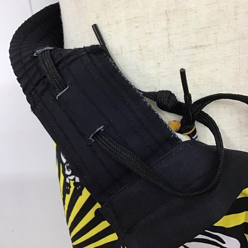 スコロクト SKOLOCT パンツ ショートパンツ ハーフパンツ ショートパンツ カジュアルパンツ krazybee ファイトパンツ M プリント 白 / ホワイト / X 黒 / ブラック / X 黄 / イエロー /  メンズ USED 古着 中古 10111954