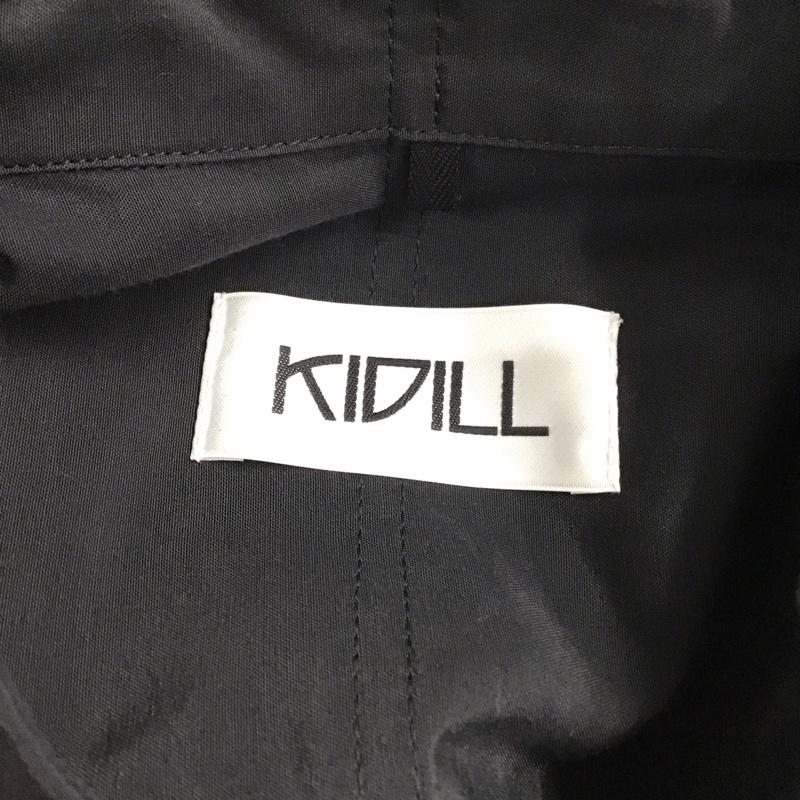 キディル KIDILL シャツ、ブラウス 長袖 KL489 レイヤードシャツ FREE 無地 黒 / ブラック /  メンズ USED 古着 中古 10117213