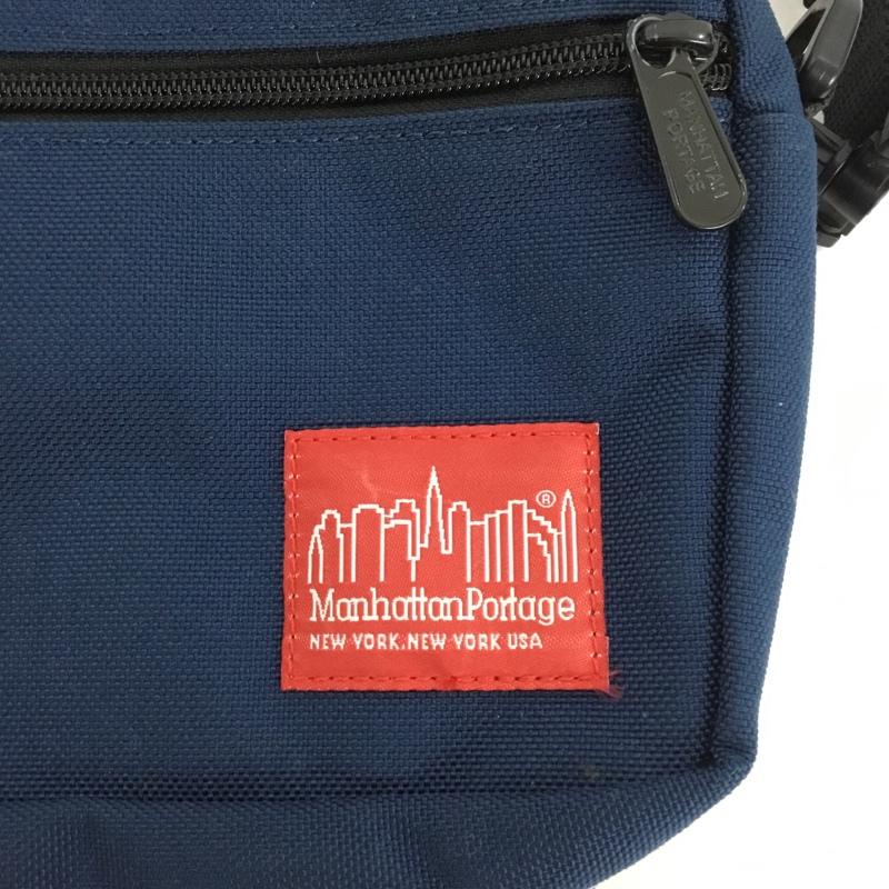 マンハッタンポーテージ Manhattan Portage ショルダーバッグ ショルダーバッグ ロゴ、文字 紺 / ネイビー /  メンズ USED 古着 中古 10148458