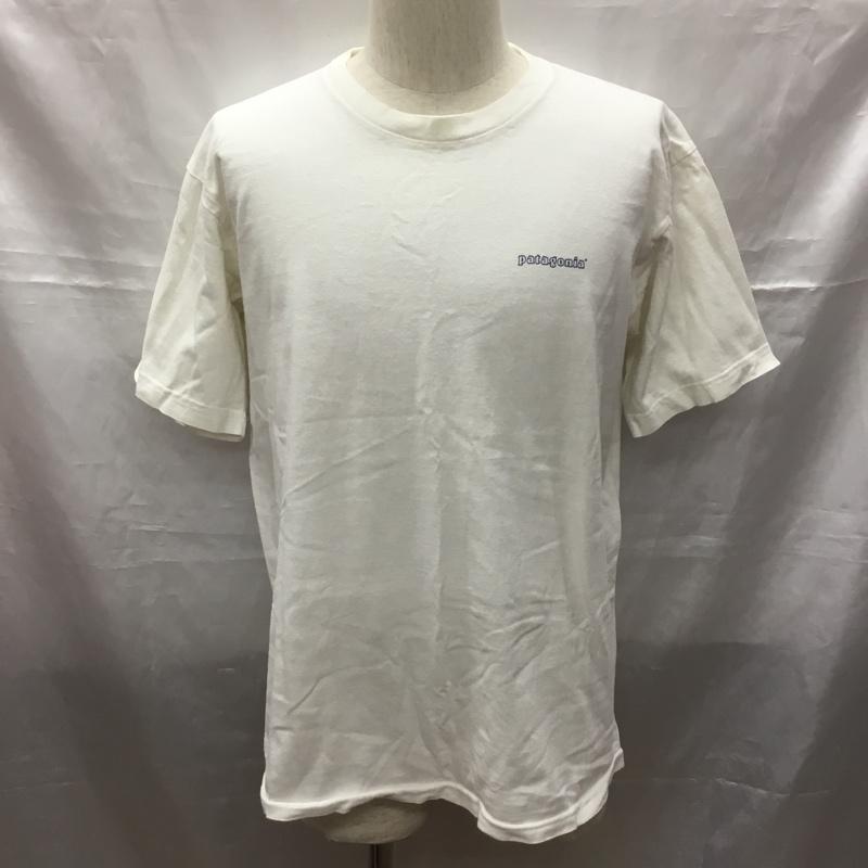 パタゴニア patagonia Tシャツ 半袖 M ロゴ、文字 白 / ホワイト /  メンズ USED 古着 中古 10116021