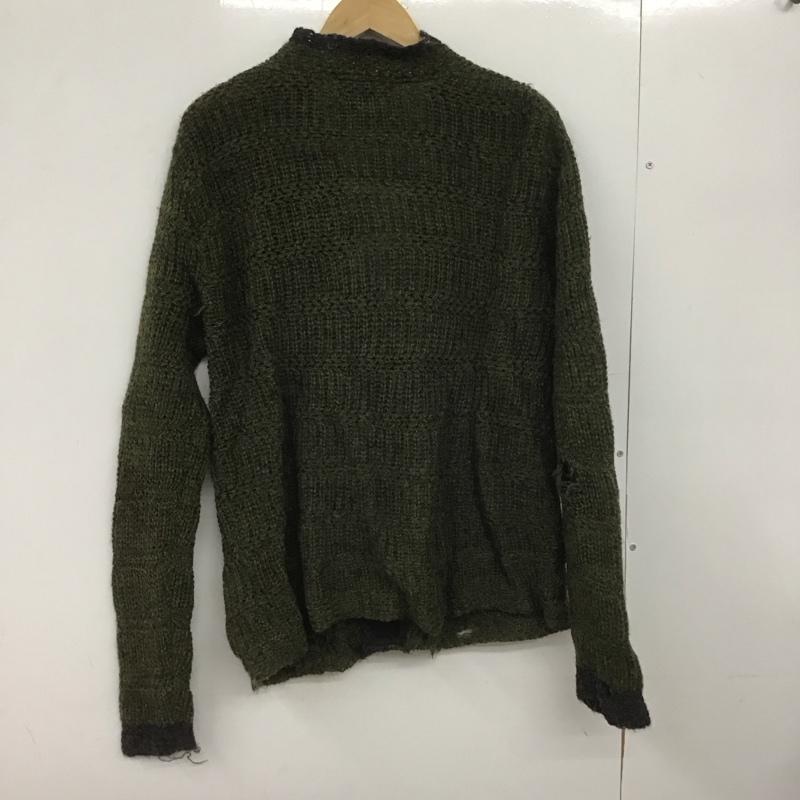 ペンドルトン PENDLETON カーディガン 長袖 長袖カーディガン 前ボタン ニットカーディガン 50s M 無地 カーキ / カーキ /  メンズ USED 古着 中古 10147991