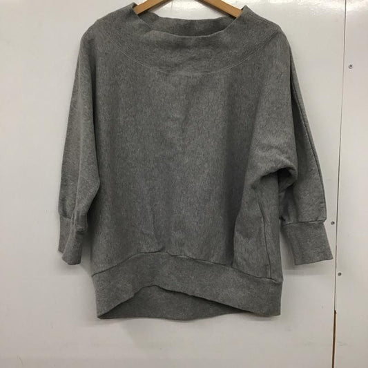 ジーナシス JEANASIS トレーナー 長袖 FREE 無地 灰 / グレー /  レディース USED 古着 中古 10138022