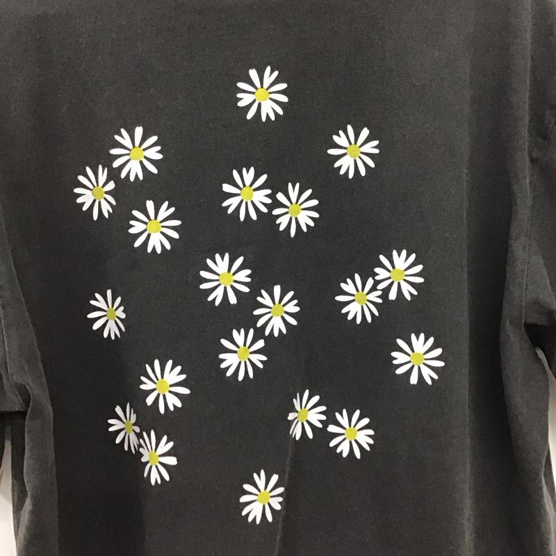 ハブアグレイトフルデイ HAVE A GRATEFUL DAY Tシャツ 半袖 半袖カットソー プリントTシャツ クルーネックカットソー L ロゴ、文字 灰 / グレー /  メンズ USED 古着 中古 10133114