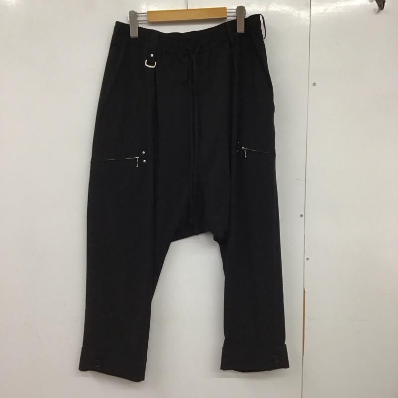 サイト s yte パンツ サルエルパンツ um-p77-912 サルエルパンツ 3 無地 黒 / ブラック /  メンズ USED 古着 中古 10150742
