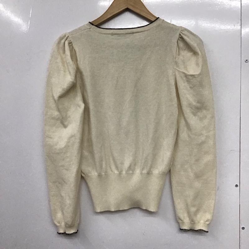 カスタネ Kastane カットソー 長袖 長袖カットソー リブニットカットソー FREE 無地 アイボリー / アイボリー /  レディース USED 古着 中古 10145074