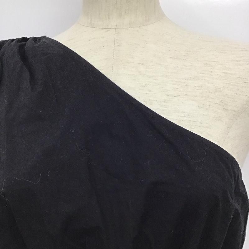 ザラ ZARA カットソー 半袖 M 無地 黒 / ブラック /  レディース USED 古着 中古 10150916