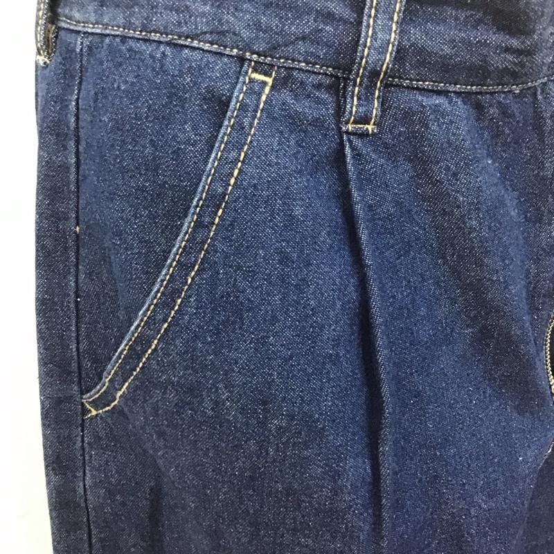 エヘカソポ ehka sopo パンツ デニム、ジーンズ 1405807 ワイドパンツ FREE 無地 インディゴ / インディゴ /  レディース USED 古着 中古 10107950