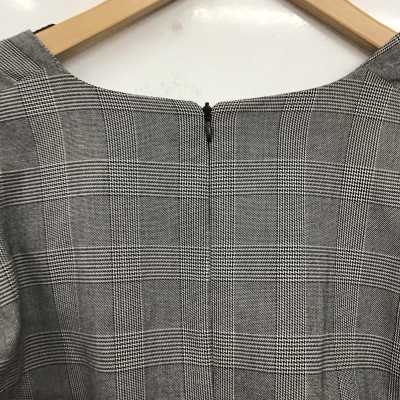 ザラウーマン ZARA WOMAN ワンピース ひざ丈スカート XS チェック マルチカラー / マルチカラー /  レディース USED 古着 中古 10129438