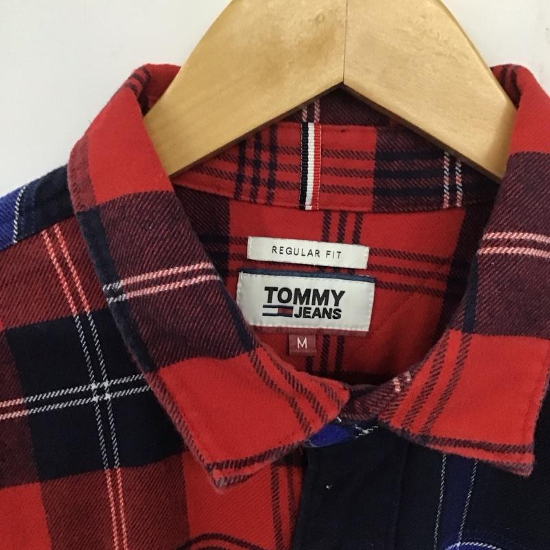 トミー ジーンズ TOMMY JEANS シャツ、ブラウス 長袖 長袖シャツ チェックシャツ カラーシャツ M チェック マルチカラー / マルチカラー /  メンズ USED 古着 中古 10137739