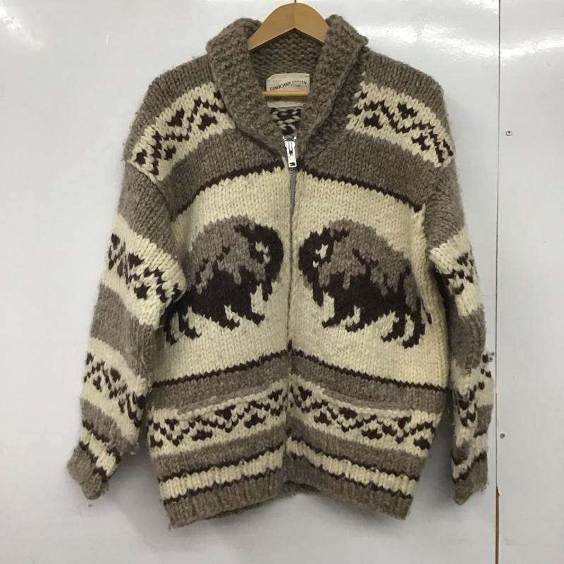 カウチンインディアン COWICHAN INDIAN ジャケット、上着 ジャンパー、ブルゾン ジップアップジャケット ニットジャケット アウター プリント マルチカラー / マルチカラー /  メンズ USED 古着 中古 10145685