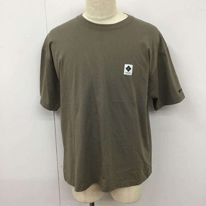 コロンビア Columbia Tシャツ 半袖 123 PM6871 Imperial Park Graphic SS Tee バックプリント M ロゴ、文字 灰 / グレー /  メンズ USED 古着 中古 10113922