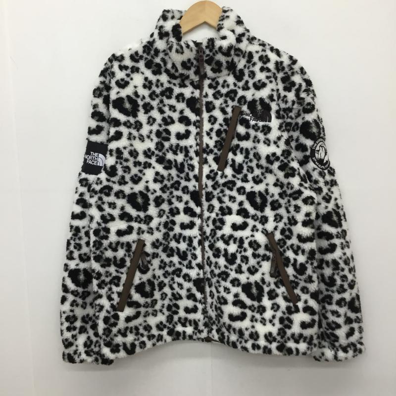 ザノースフェイス THE NORTH FACE ジャケット、上着 ジャケット、ブレザー NJ4FM60N RIMO FLEECE JACKET L ヒョウ柄・レオパード柄 白 / ホワイト / X 黒 / ブラック /  メンズ USED 古着 中古 10138375