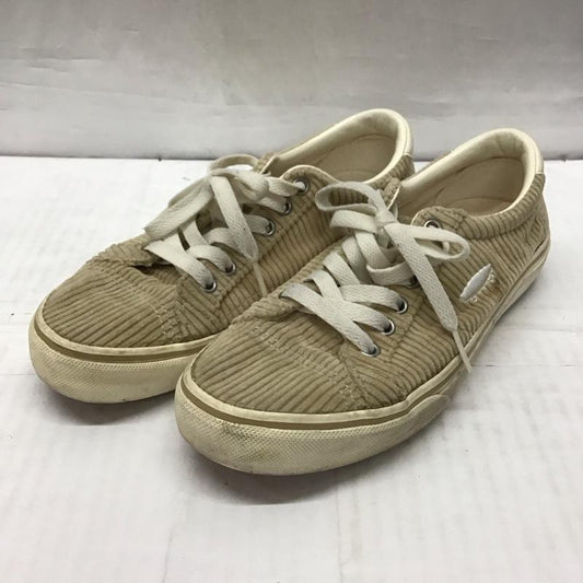 バンズ VANS スニーカー スニーカー V311CF CORD コーデュロイ 23.5cm 23.5cm ワンポイント ベージュ / ベージュ /  レディース USED 古着 中古 10115650