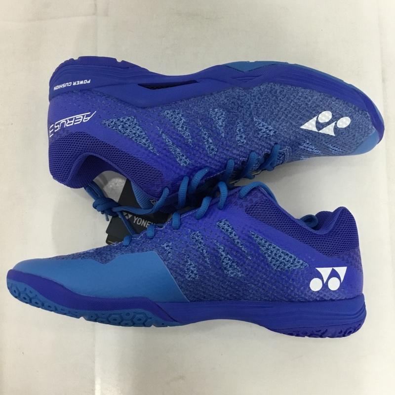 ヨネックス YONEX スニーカー スニーカー SHBA3M パワークッション エアラス3メン バドミントンシューズ 28cm 箱有 28.0cm ロゴ、文字 青 / ブルー /  メンズ USED 古着 中古 10147943