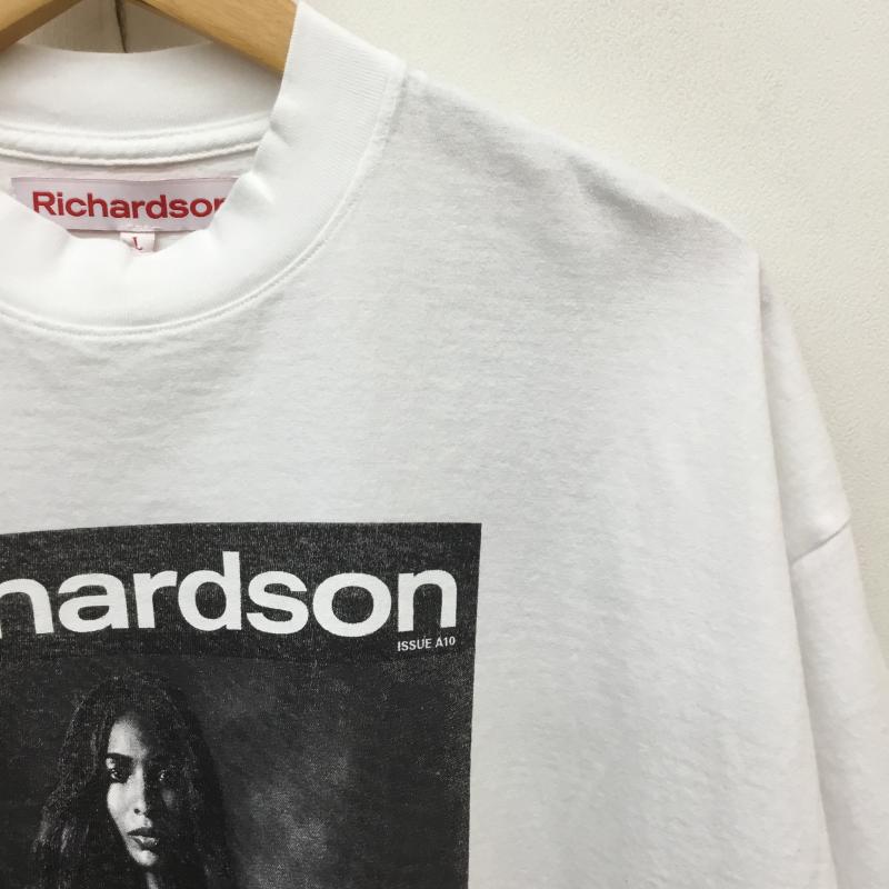 リチャードソン RICHARDSON Tシャツ 半袖 L プリント 白 / ホワイト /  メンズ USED 古着 中古 10110356