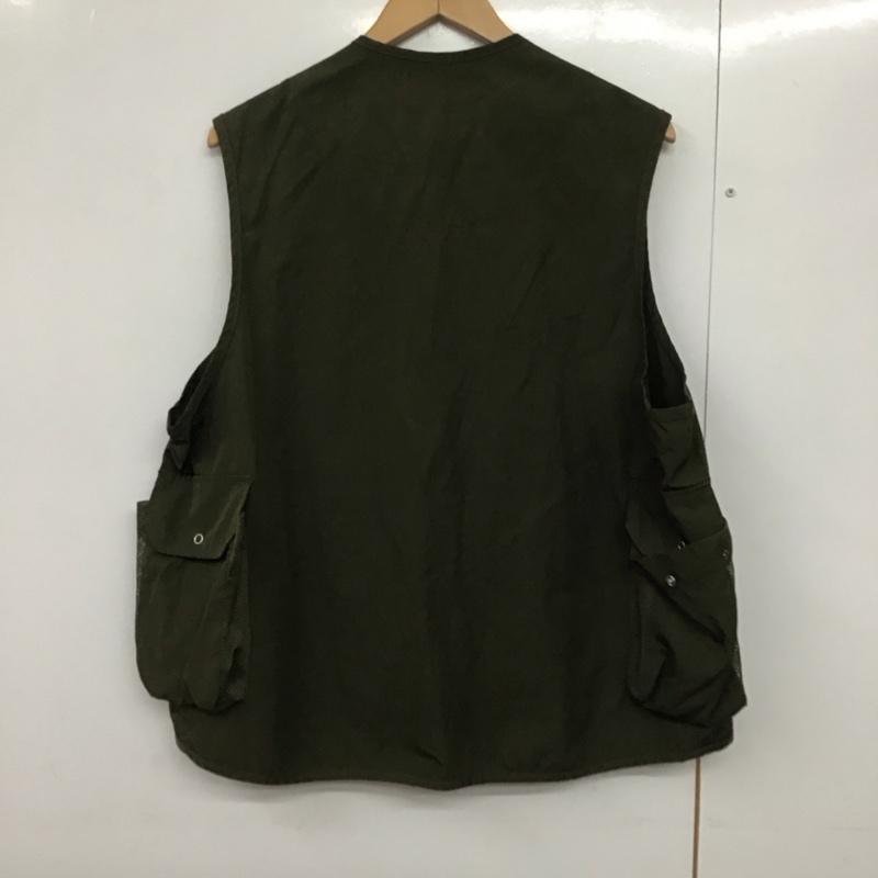 フリークスストア FREAK S STORE ベスト ベスト ジップアップベスト ミリタリーベスト L 無地 カーキ / カーキ /  メンズ USED 古着 中古 10140713