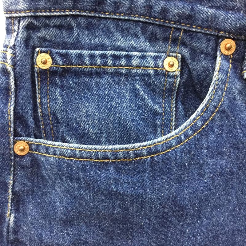リーバイストラウスアンドコー Levi Strauss & co. パンツ デニム、ジーンズ デニムパンツ ストレートパンツ ワイドパンツ カジュアルパンツ 34インチ 無地 インディゴ / インディゴ /  メンズ USED 古着 中古 10115626