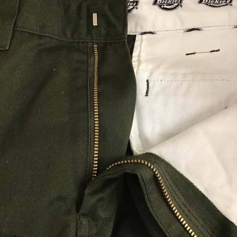 ディッキーズ Dickies パンツ ショートパンツ dk006825a761 FlatFrontWorkPantShorts ハーフパンツ カジュアルパンツ 30インチ 無地 カーキ / カーキ /  メンズ USED 古着 中古 10113025
