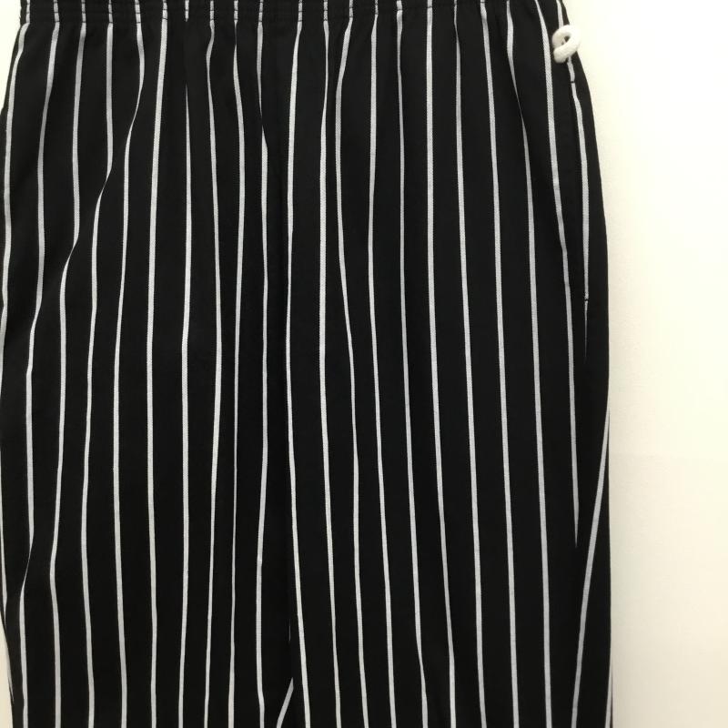 クックマン COOKMAN パンツ ワークパンツ、ペインターパンツ M ストライプ 黒 / ブラック /  レディース USED 古着 中古 10134152