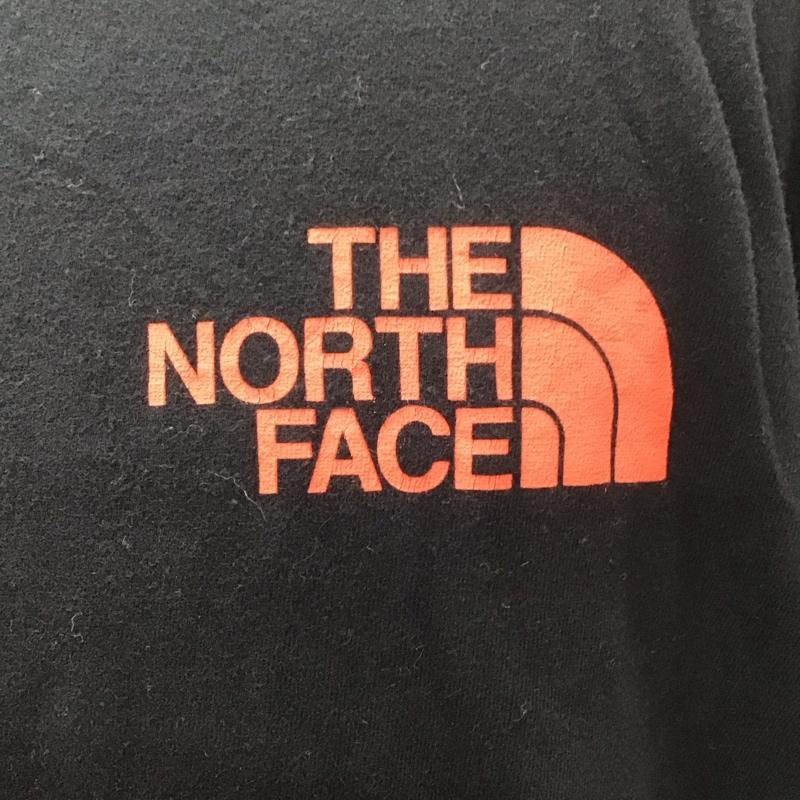 ザノースフェイス THE NORTH FACE Tシャツ 長袖 XL ロゴ、文字 黒 / ブラック /  メンズ USED 古着 中古 10111830
