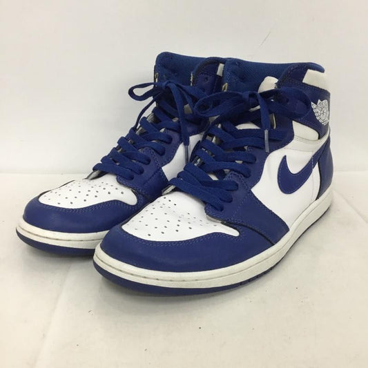 ナイキ NIKE スニーカー スニーカー 555088-127 AIR JORDAN 1 RETRO HIGH OG 28.5cm 28.5cm ロゴ、文字 白 / ホワイト / X 青 / ブルー /  メンズ USED 古着 中古 10136379