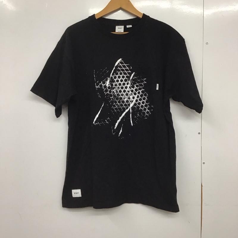 ダブルタップス WTAPS Tシャツ 半袖 2 ロゴ、文字 黒 / ブラック /  メンズ USED 古着 中古 10146431