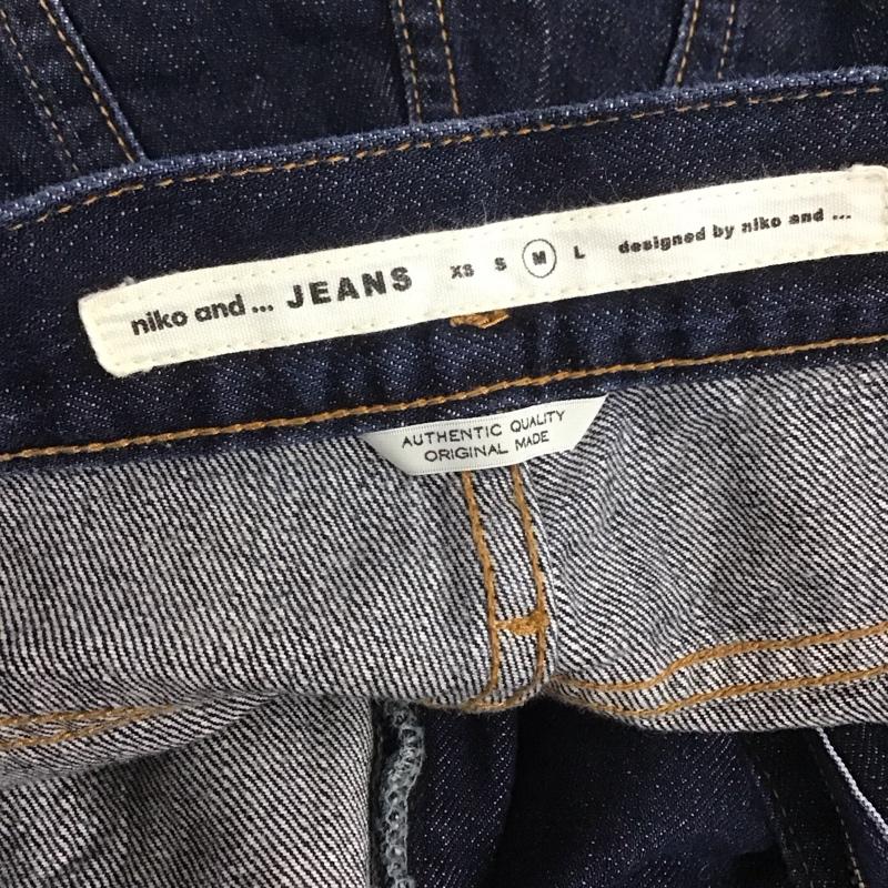 ニコアンド niko and... パンツ デニム、ジーンズ M 無地 インディゴ / インディゴ /  レディース USED 古着 中古 10106468