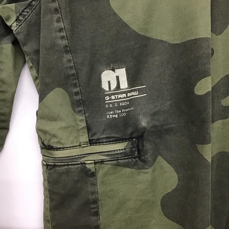ジースターロゥ G-STAR RAW ジャケット、上着 ジャケット、ブレザー ジップアップジャケット アウター ミリタリージャケット S カモフラージュ柄・迷彩 マルチカラー / マルチカラー /  メンズ USED 古着 中古 10145628
