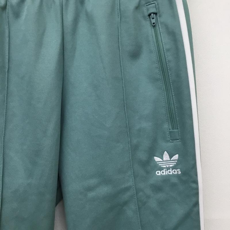 アディダス adidas パンツ チノパン DV1519 トラックパンツ XS ストライプ X ロゴ、文字 薄緑 / ライトグリーン /  レディース USED 古着 中古 10133481