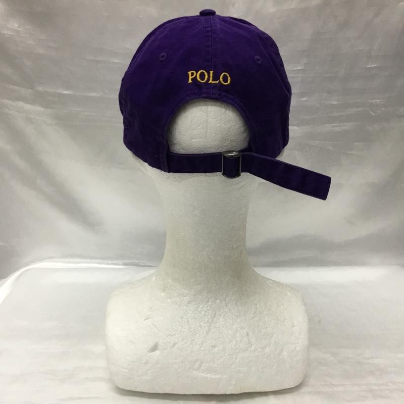 ポロバイラルフローレン Polo by RALPH LAUREN 帽子 キャップ コットン ワンポイント 紫 / パープル /  メンズ USED 古着 中古 10120006