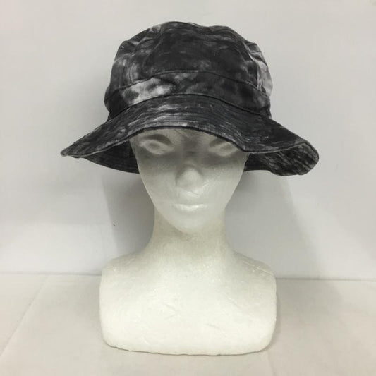 アダムス ADAMS 帽子 ハット バケットハット タイダイ染め ロゴ、文字 黒 / ブラック /  メンズ USED 古着 中古 10143303