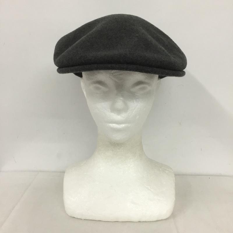 カンゴール KANGOL 帽子 ハンチング CAO1474 0258BC01 フェルト ロゴ、文字 灰 / グレー /  メンズ USED 古着 中古 10143652