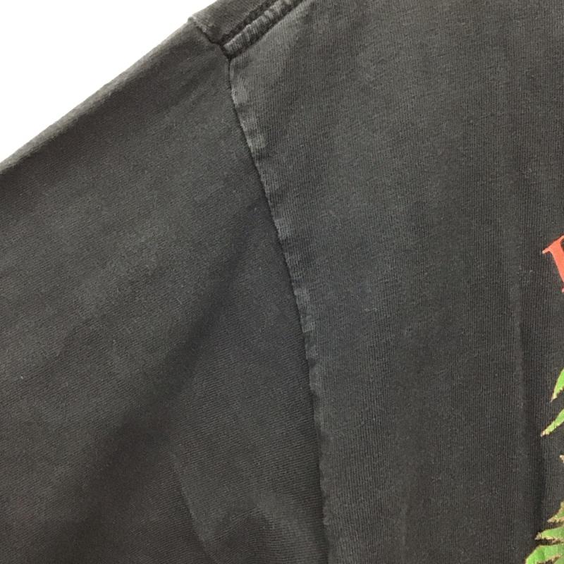 ハーレーダビッドソン Harley-Davidson Tシャツ 半袖 半袖カットソー プリントTシャツ クルーネックカットソー L プリント 黒 / ブラック /  メンズ USED 古着 中古 10129232