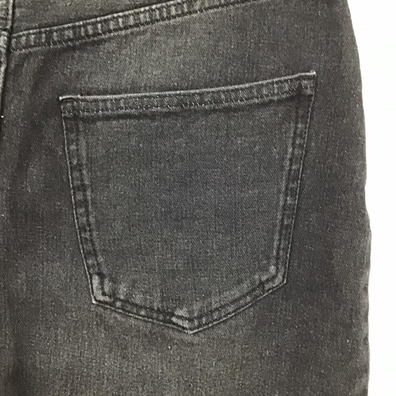アーバンリサーチ URBAN RESEARCH スカート ロングスカート WH94-25M007 バックスリットデニムスカート S 無地 黒 / ブラック /  レディース USED 古着 中古 10129193