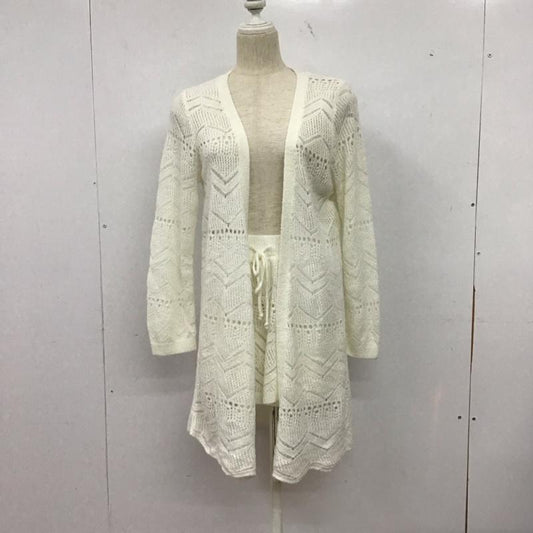 ジェラートピケ gelato pique ウェア ウェア PWNT182062 ルームウェア ガウン カーディガン ニットパンツ ショートパンツ セット FREE  白 / ホワイト /  レディース USED 古着 中古 10147164