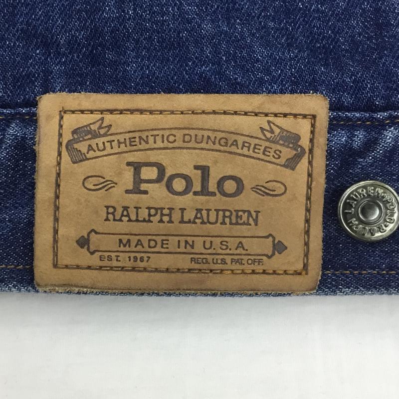 ラルフローレン RALPHLAUREN ジャケット、上着 ジャケット、ブレザー 80 s デニムジャケット L 無地 X チェック インディゴ / インディゴ /  メンズ USED 古着 中古 10117341