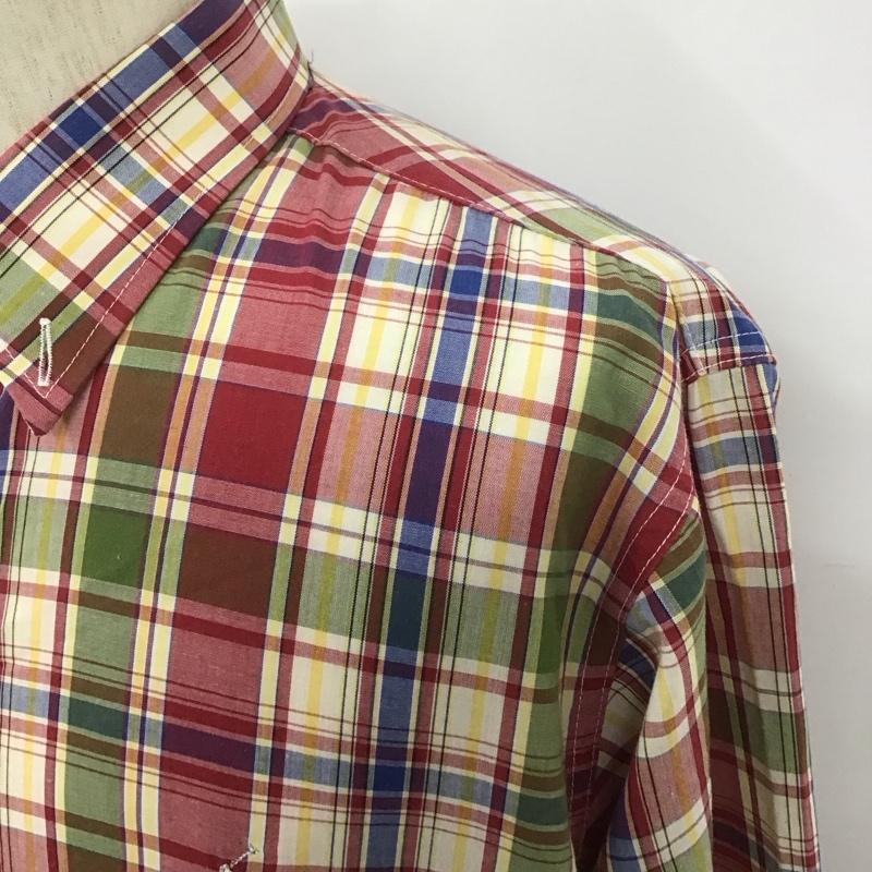 ポロバイラルフローレン Polo by RALPH LAUREN シャツ、ブラウス 長袖 長袖シャツ カジュアルシャツ カラーシャツ ボタンダウンシャツ チェックシャツ チェック マルチカラー / マルチカラー /  メンズ USED 古着 中古 10107241