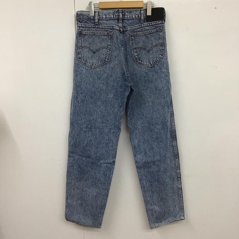 リーバイストラウスアンドコー Levi Strauss & co. パンツ デニム、ジーンズ デニムパンツ ワイドパンツ カジュアルパンツ 33インチ 無地 インディゴ / インディゴ /  メンズ USED 古着 中古 10125460