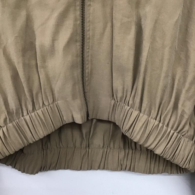 アズールバイマウジー AZUL BY MOUSSY ジャケット、上着 ジャケット、ブレザー 250DSM30-085C COLLARLESS ZIP BLOUSON カラーレスジップブルゾン M 無地 茶 / ブラウン /  レディース USED 古着 中古 10142763