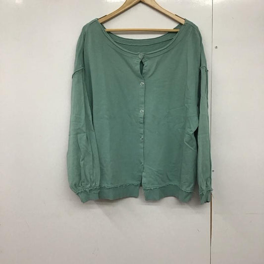 レプシィム LEPSIM カーディガン 長袖 FREE 無地 水色 / ライトブルー /  レディース USED 古着 中古 10142794