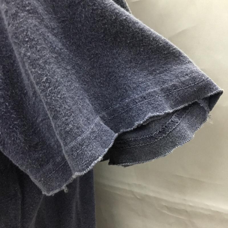 プレッジ Pledge Tシャツ 半袖 半袖カットソー プリントTシャツ クルーネックカットソー 46 プリント 紺 / ネイビー /  メンズ USED 古着 中古 10114587