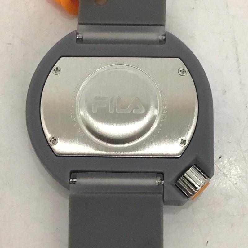フィラ FILA 腕時計 アナログ（クォーツ式） 38-199-005 ロゴ、文字 灰 / グレー /  レディース USED 古着 中古 10135266