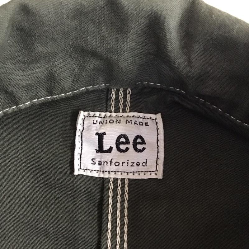 リー Lee ジャケット、上着 ジャケット、ブレザー lb9600 カバーオール ウエストベルト付 デニムジャケット S 無地 カーキ / カーキ /  メンズ USED 古着 中古 10118593