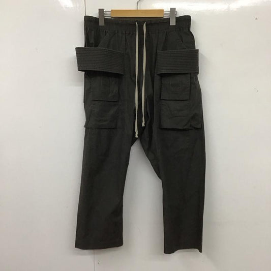 ダークシャドウ DRKSHDW パンツ ワークパンツ、ペインターパンツ 22SS CreatchCargoCroppedDrawstring ワイドパンツ L 無地 灰 / グレー /  メンズ USED 古着 中古 10126187
