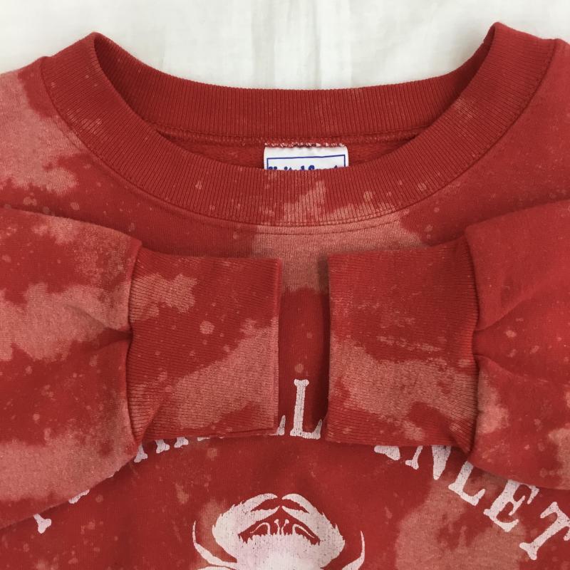 ユーズドクロージング used clothes トレーナー 長袖 L  赤 / レッド /  メンズ USED 古着 中古 10138694